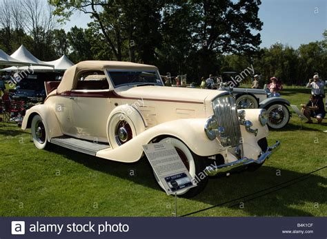 1934 Pierce Arrow Convertible Coupe Stock Photo 20087215