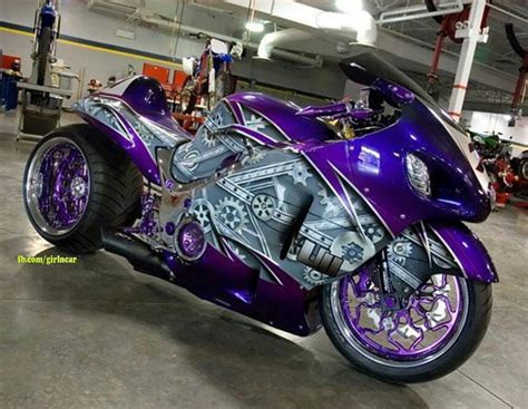 Purple Motorcycle With Images Custom Sport Bikes