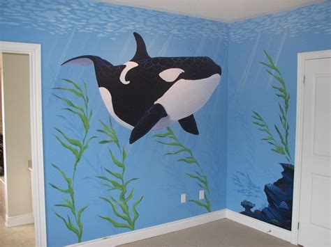 Underwater Themed Murals For Childrens Rooms By Mural Magic In Ottawa