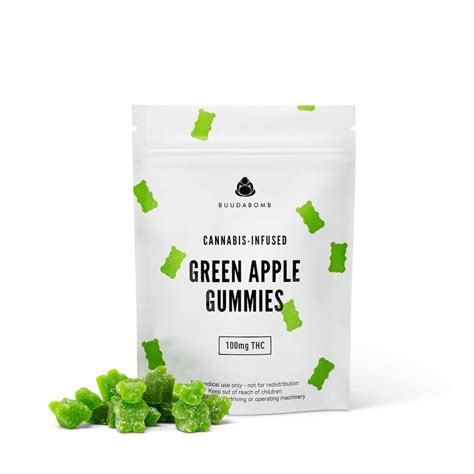 Green Apple Gummies Buudabomb