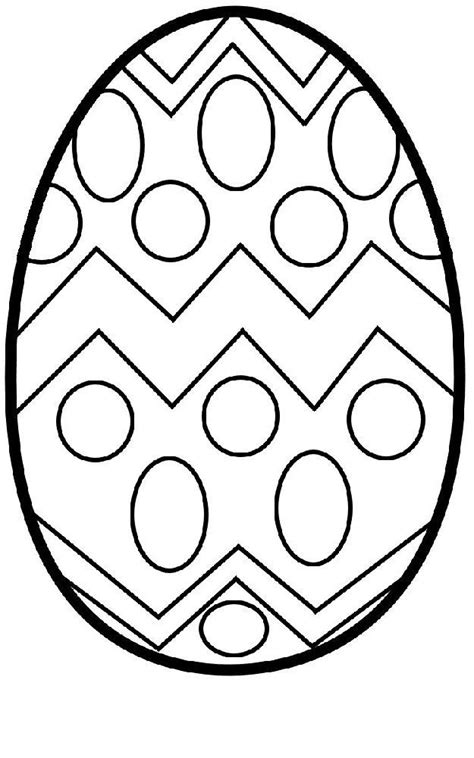 Blank Easter Egg Template To Print Easter Egg Coloring Pages