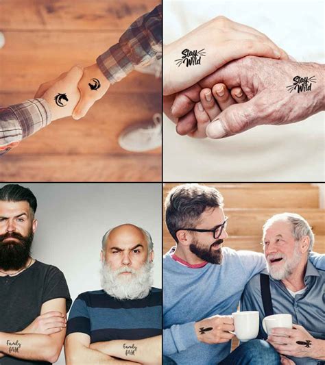 35 Matching Tattoo Ideas For Father And Son