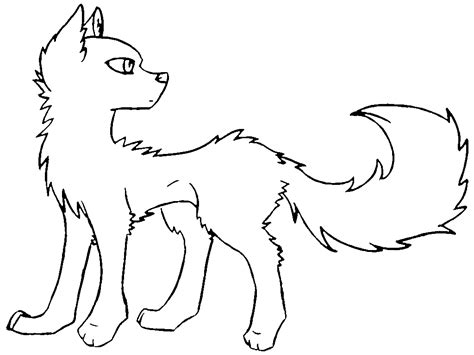 Adoptable Wolf Lineart MS Paint Friendly By Misties Adopties On DeviantArt