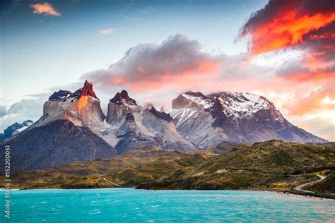 Torres Del Paine Patagonia Chile Stock Photo Adobe Stock