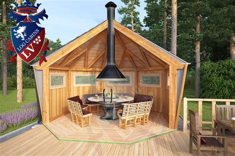 Maybe you would like to learn more about one of these? Kota Cabins-BBQ Cabins New from Logcabinslv - Log Cabins ...