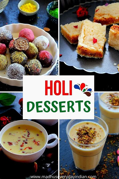 15 Easy Holi Sweet Recipes Collection Of Hoili Madhus Everyday