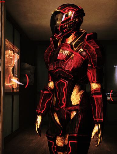 Molten Metal Female Terminus Armor And Inferno Helmet At Mass Effect 3