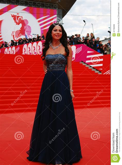 Nastasya Samburskaya At Xxxvi Moscow International Film Festival Editorial Stock Image Image