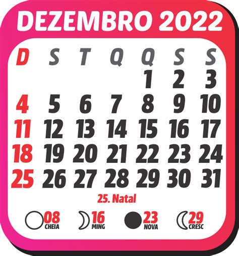 Calendário 2022 Dezembro Para Imprimir Imagem Legal