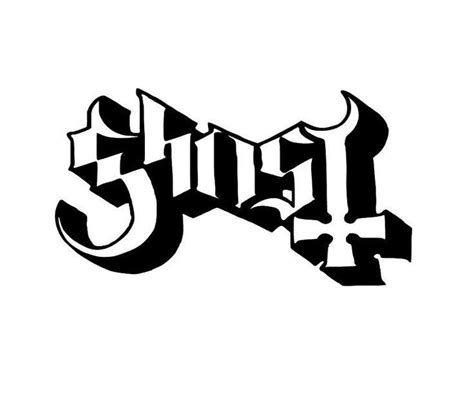 Pin By ᗰᗴᒪ On Stickers In 2023 Ghost Logo Ghost Tattoo Band Stickers