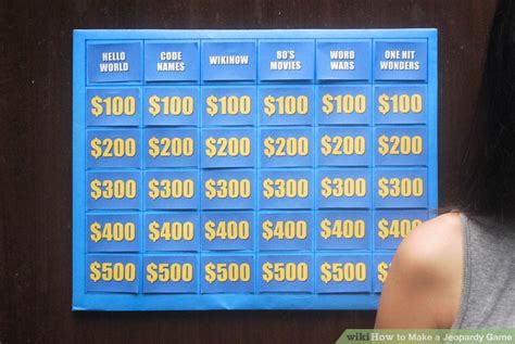 Ways To Make A Jeopardy Game Wikihow Jeopardy Game Make Your Own