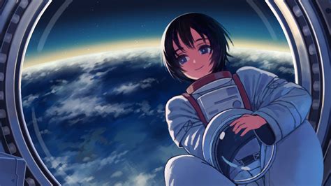 Download Space Anime Astronaut Hd Wallpaper By Window