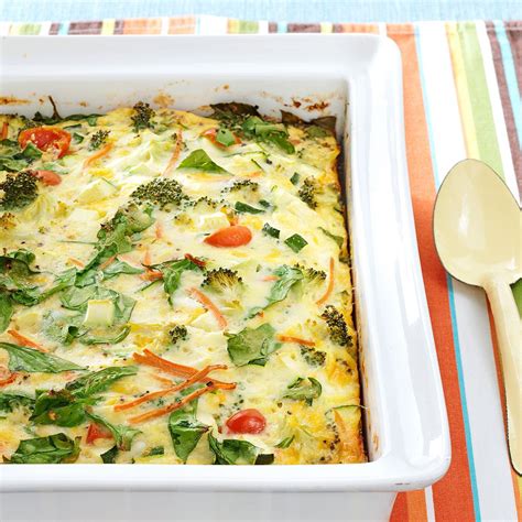 Egg Casserole Without Bread Vegetarian