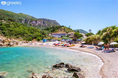 Corfu Paleokastritsa Beach Photos Map See Do Greeka