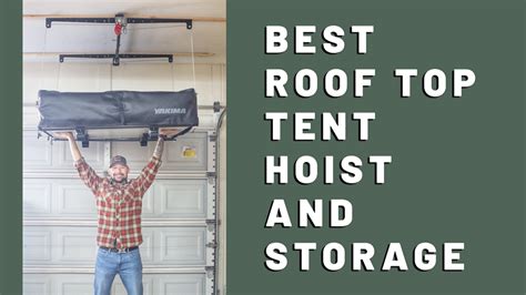 Roof Top Tent Hoist And Storage Solution For Tacoma Rtt Garage Hoist