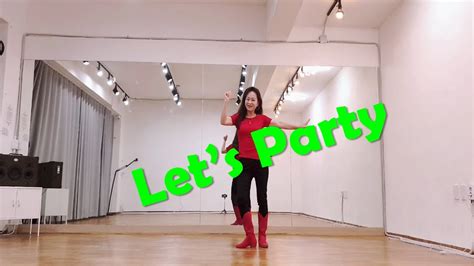 Lets Party Line Dance Improver Party Dance Youtube