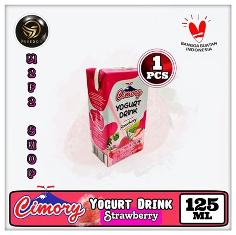 Jual Yogurt Cimory Drink Strawberry Kotak UHT Stroberi 125 Ml