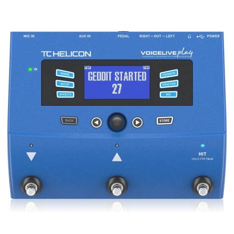 Tc Helicon Voicelive Play Vocal Effects Pedal Gear4music