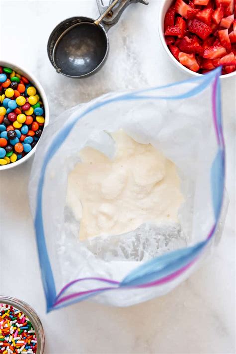 Easy Homemade Ice Cream In A Bag Recipe House Of Nash Eats