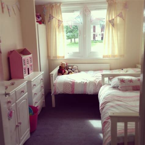 22 guest bedrooms with captivating twin bed designs. This is our twin girls toddler bedroom after changing a ...