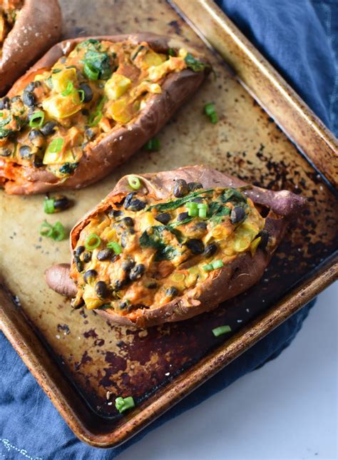 Mexican Stuffed Sweet Potatoes The Dizzy Cook