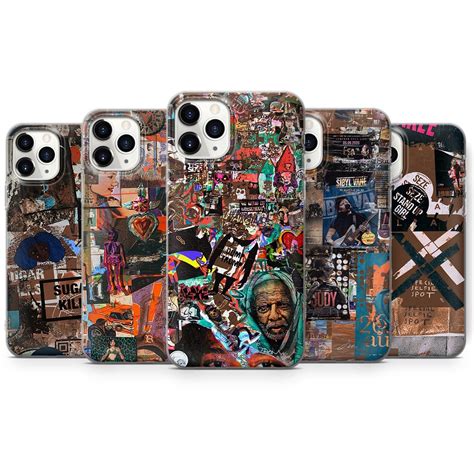 Aesthetic Collage Phone Case Abstract Art Cover Iphone 12 11 Etsy In