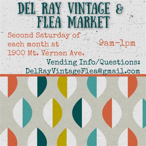 Del Ray Vintage And Flea Market Alexandria Living Magazine