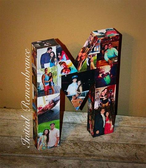 Custom boyfriend gift for girlfriend gift idea couples | etsy. Photo letter collage Girlfriend Gift, Children's, College ...