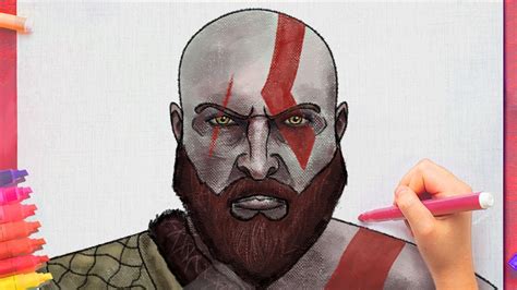 How To Draw Kratos Step By Step God Of War