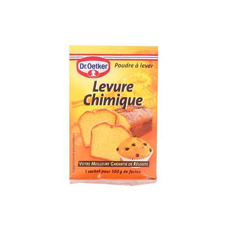 Livraison à domicile Dr Oetker Levure chimique 6 sachets 45g