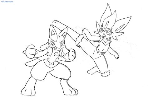 28 Pokemon Lucario Coloring Pages Gregorykathy