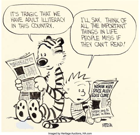 Hand Colored Calvin And Hobbes Strip Sells For 480000 Smart News