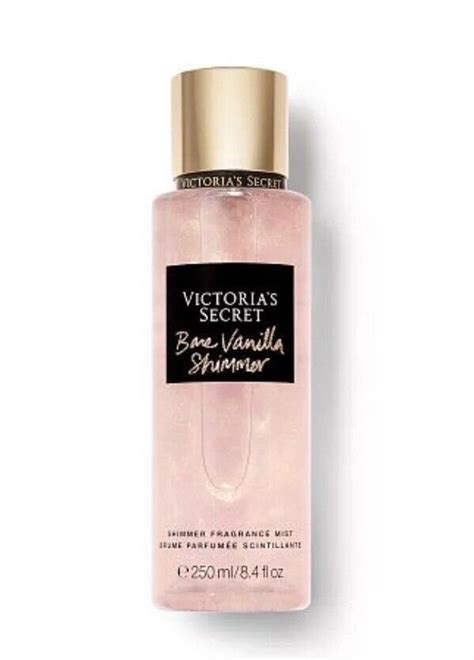 Victorias Secret Perfume Body Mist Bare Vanilla Shimmer Etsy