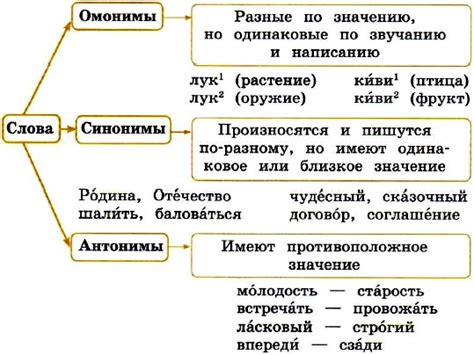 Русский язык 4 класс. Синонимы, антонимы и омонимы