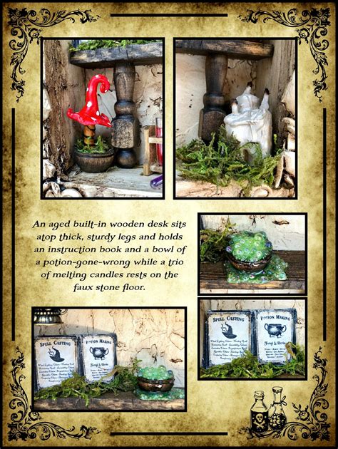 Numinous Nook An Interactive Witch Or Wizard Room Box Shadow Box