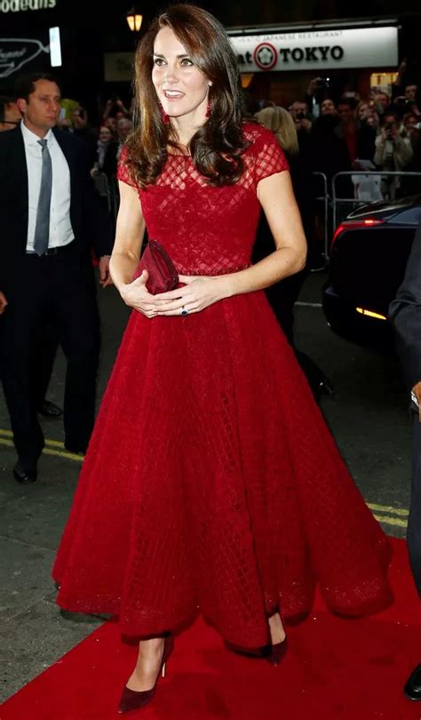 Kate Middletons Best Red Dresses Over The Years From Alexander