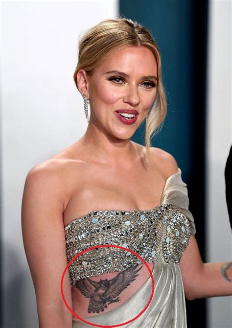 Scarlett Johansson Owl Tattoo Scarlett Johansson Shows