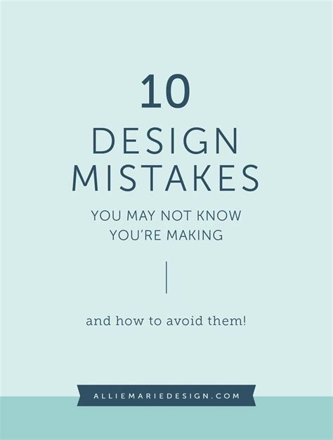 10 Graphic Design Mistakes You May Not Know You Re Making And How To