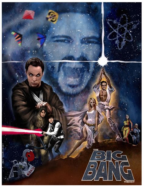 Big Bang Theory Star Wars Poster By Rabittooth On Deviantart