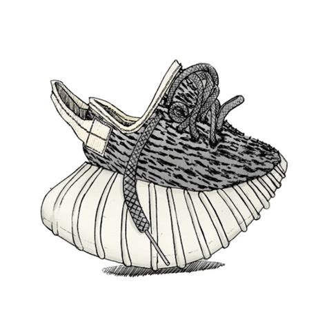 You are viewing some blank shoes yezze sketch templates click on a template to sketch over it and color it in and share with your family and friends. Magnificent Caricatures of Iconic Sneakers by Illustrator ...