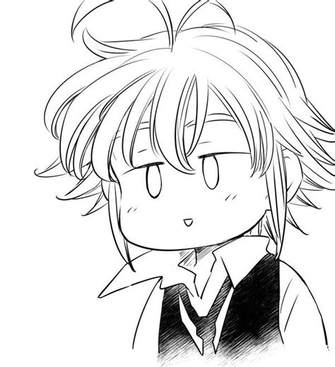 Pin By Antiza Lizama On Nanatsu No Taizai Meliodas Sketch Seven