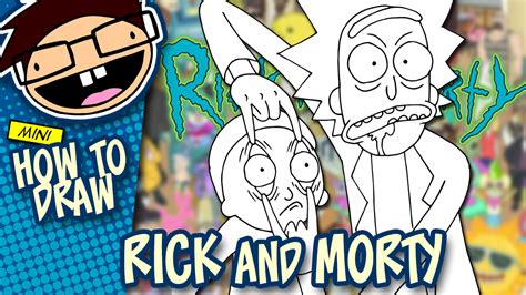 How To Draw Rick And Morty Rick And Morty Drawing Tutorial Draw It
