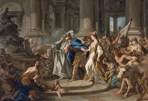 Jason And Medea In The Temple Of Jupiter Painting By Jean Francois De