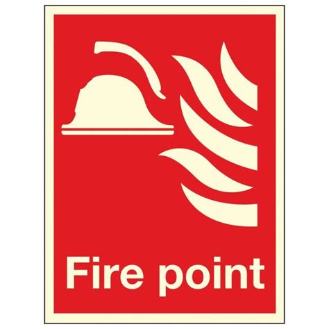 Fire Point Photoluminescent Linden Signs And Print