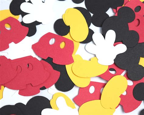 Mickey Mouse Confetti Mickey Confetti Mickey Mouse Party Supplies