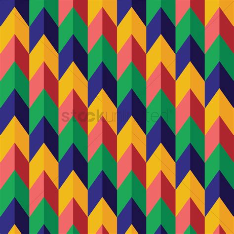 Colorful zigzag pattern background Vector Image - 1508262 | StockUnlimited