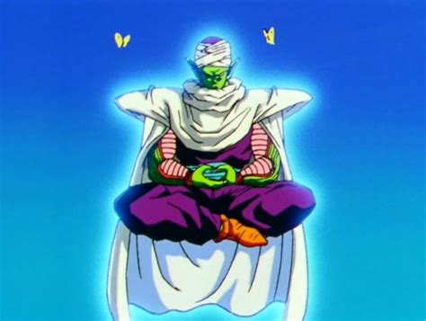 This attack appears in dragon ball: Archivo:Piccolo meditating dbz episode 206.jpg | Saint ...