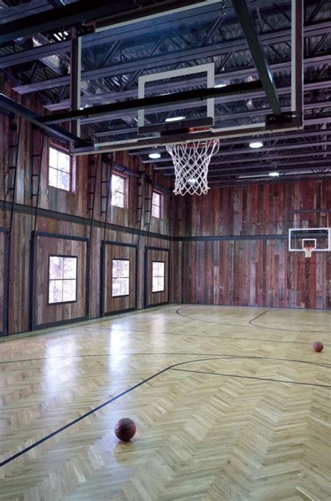 Old Barn Turned Into A Basketball Courttotally Cool Home Ideas