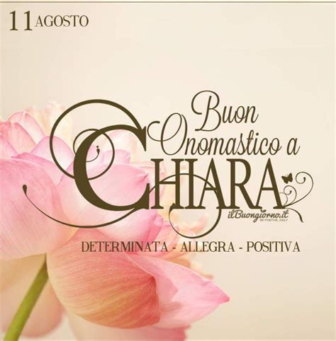 A sua volta da sanco, il dio dei giuramenti; Chiara Buon Onomastico | AuguriBlog
