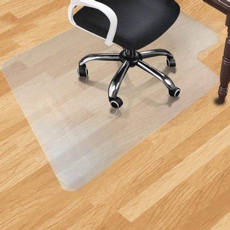 Office chair mats made from this material come in different thicknesses. UBesGoo Chair Mat for Hard Floors, Transparent Hard Floor ...